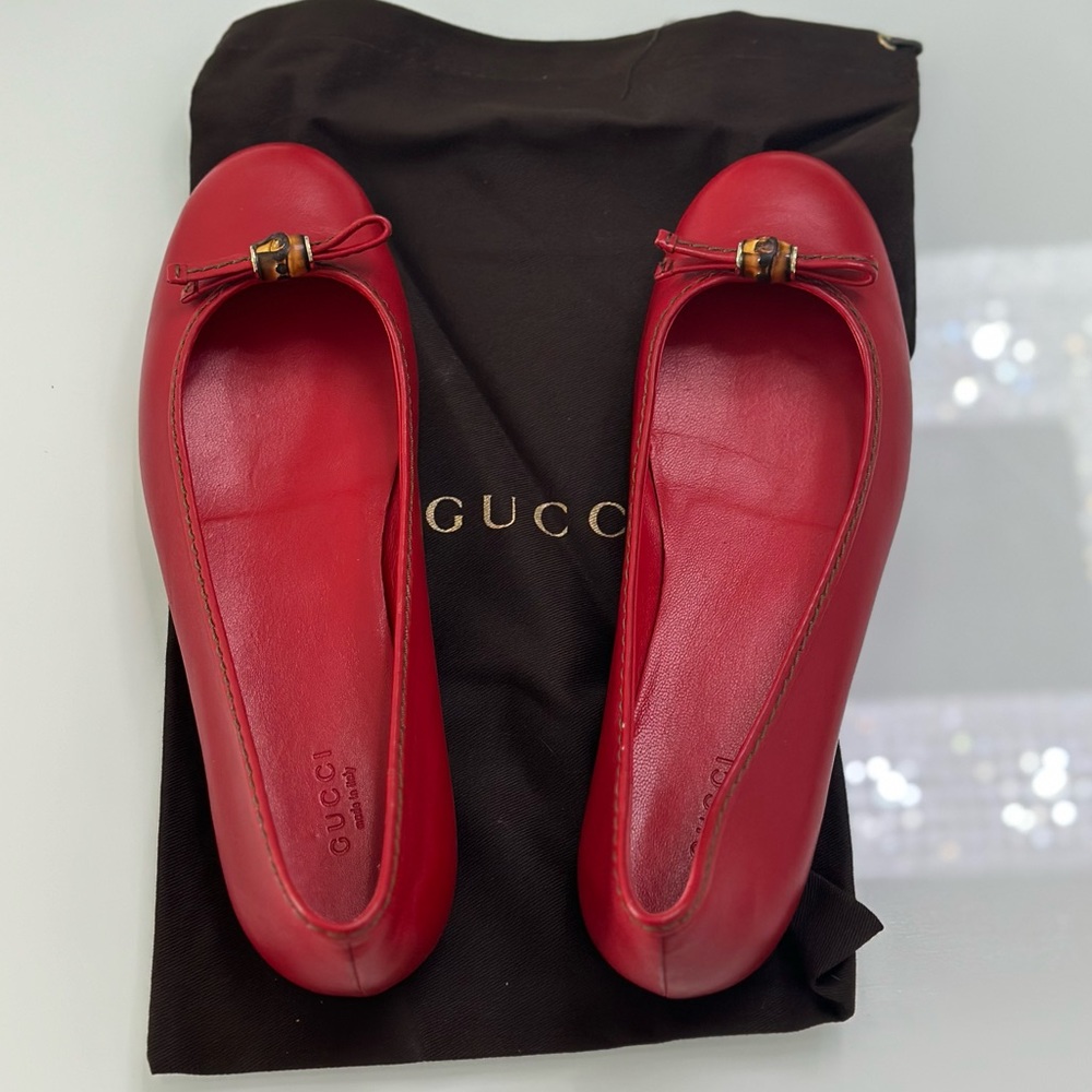 GUCCI Ballet Flats SZ 8.5